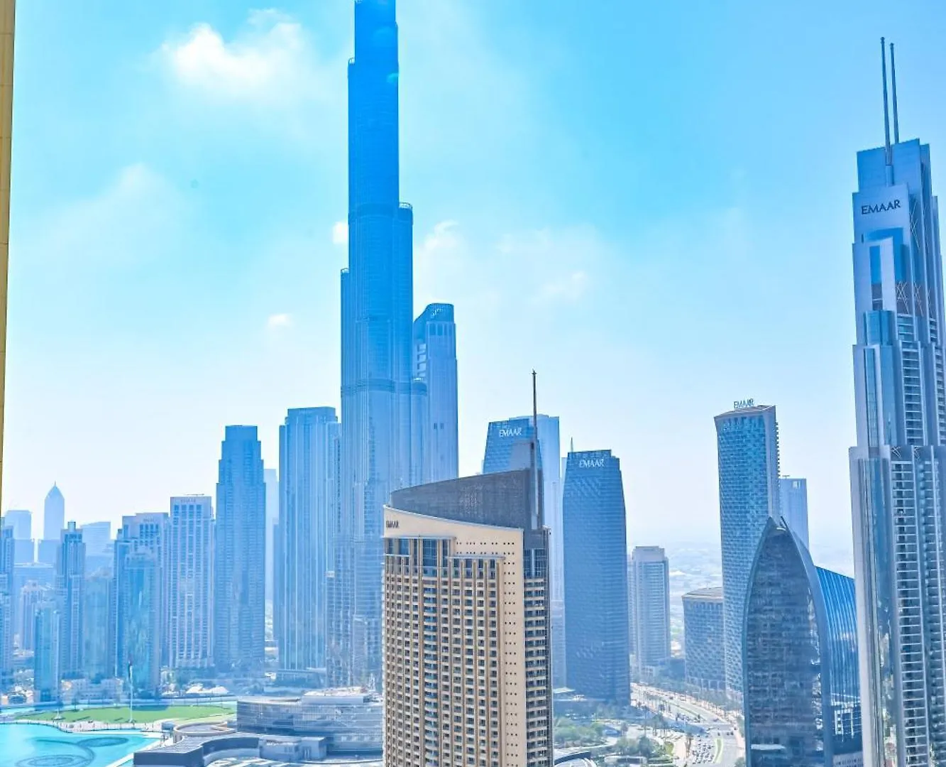 Burj Khalifa View, Luxury Two-Bedroom Residence, Playstation 5, Swimming Pool And Fitness Center Dubai 0*,